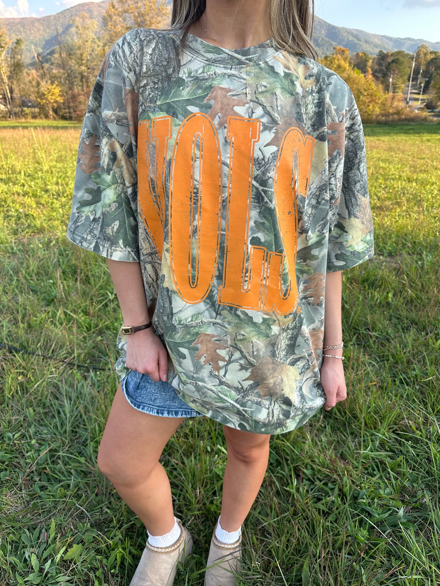 Camo Oversized VOLS tee
