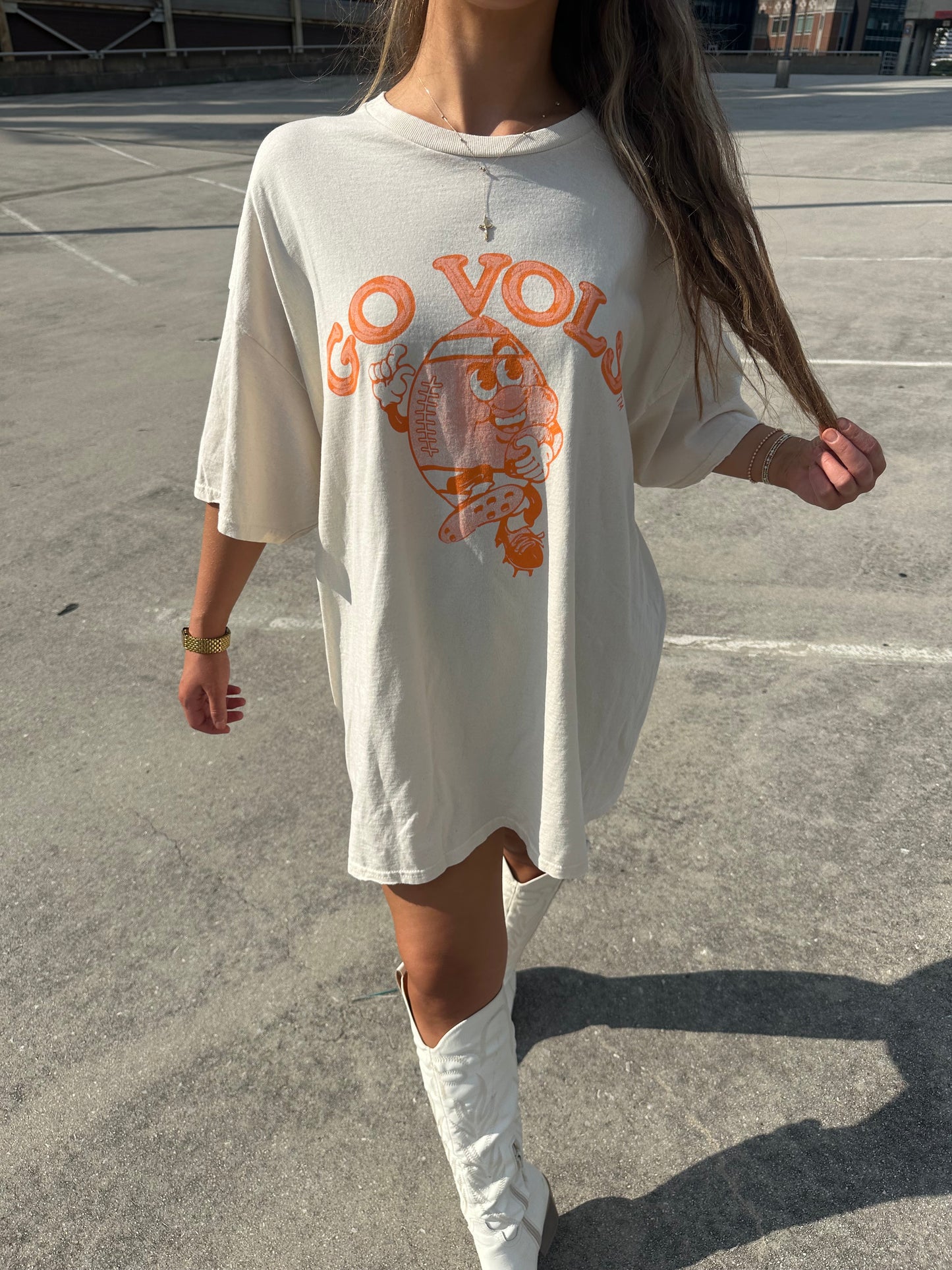 Running Game Go Vols Tee