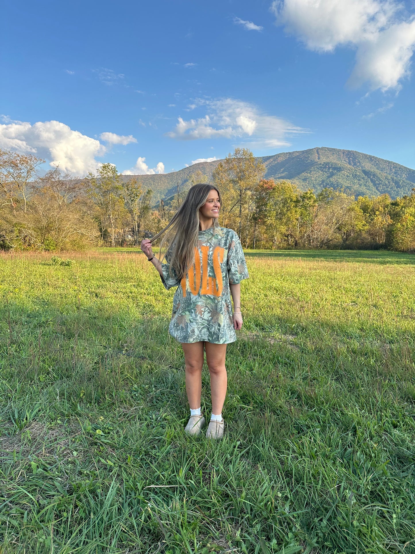 Camo Oversized VOLS tee