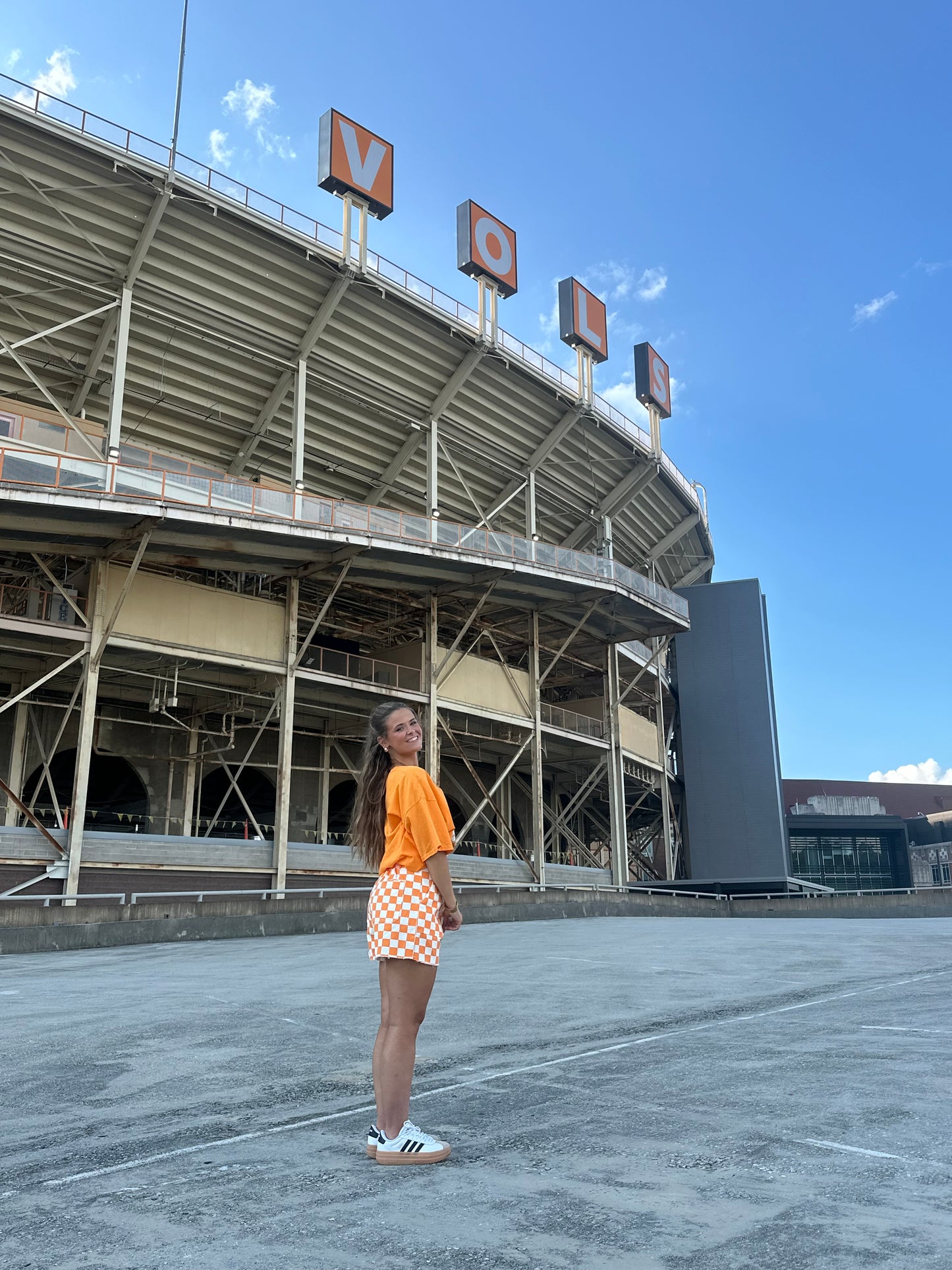 Checkerd Neyland Denim Shorts