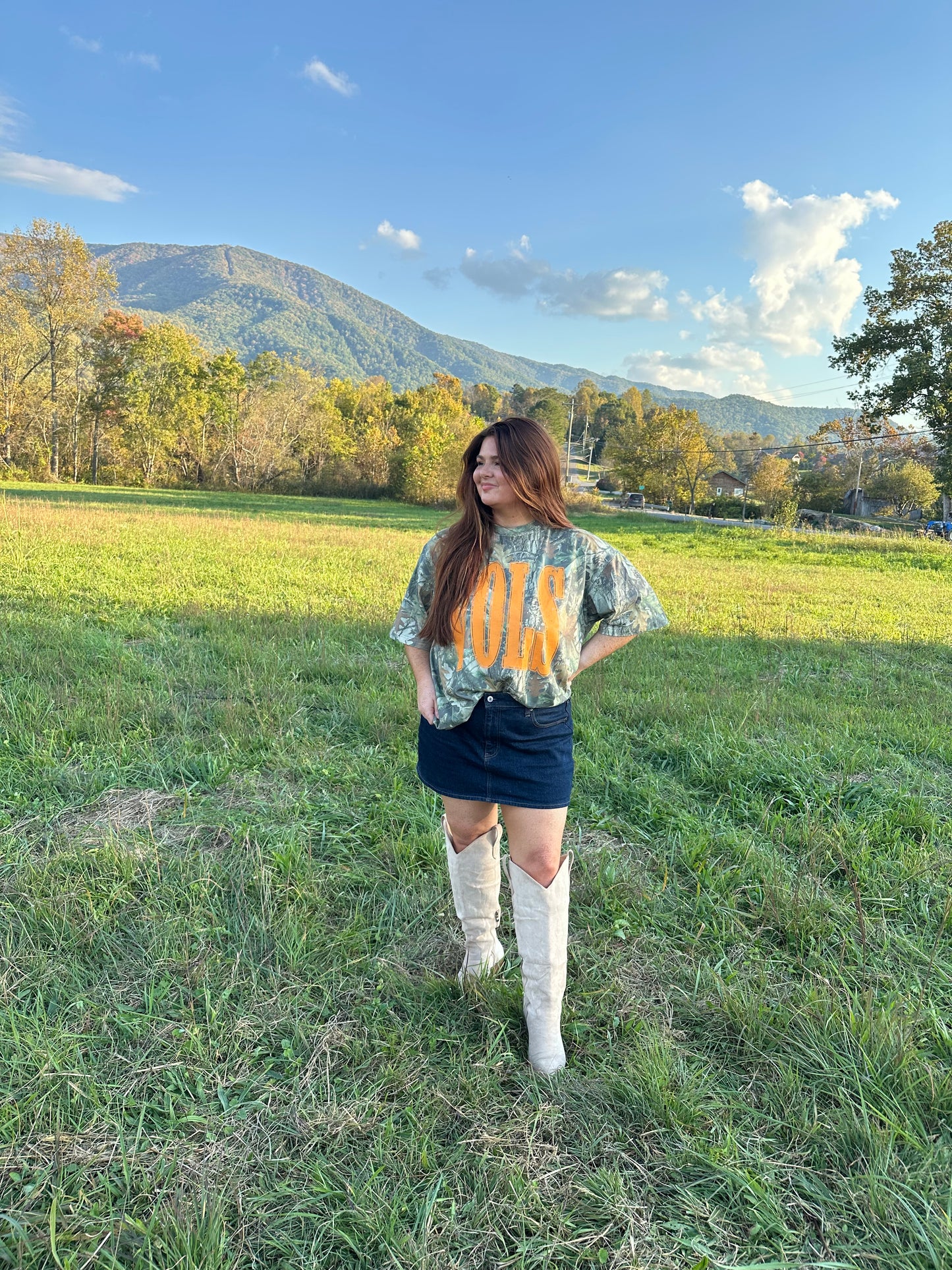 Camo Oversized VOLS tee