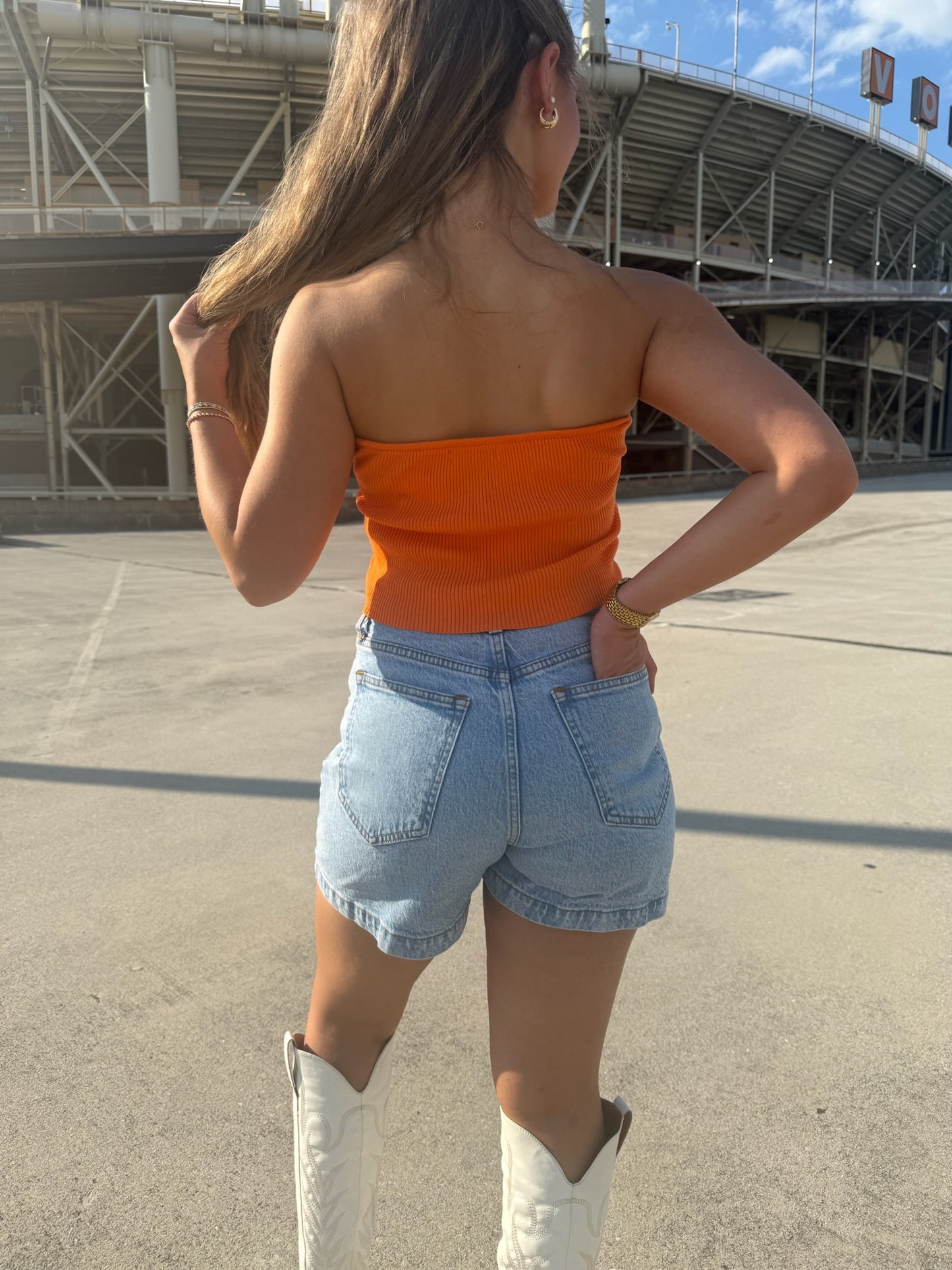 VFL Knit Bandeau Top