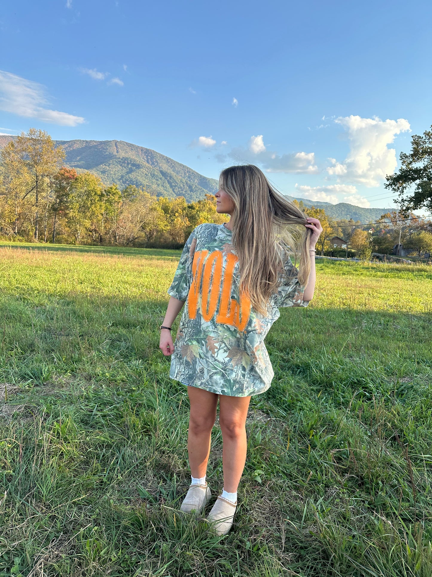 Camo Oversized VOLS tee