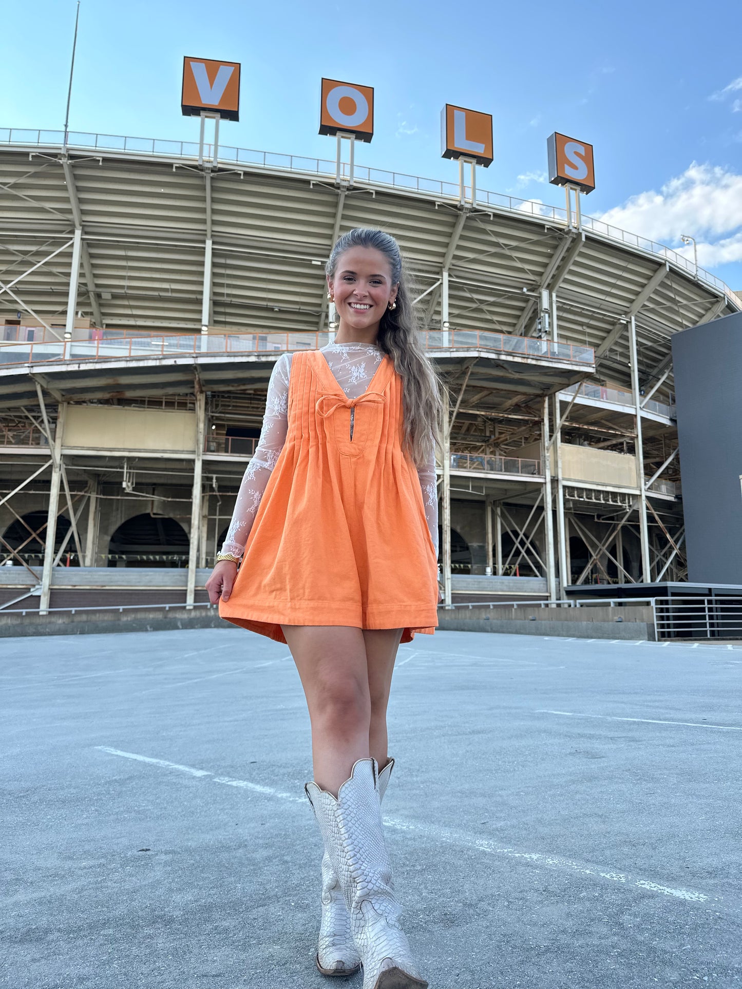 Rocky Top Denim Romper
