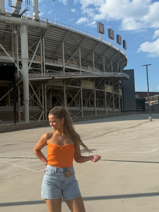 VFL Knit Bandeau Top
