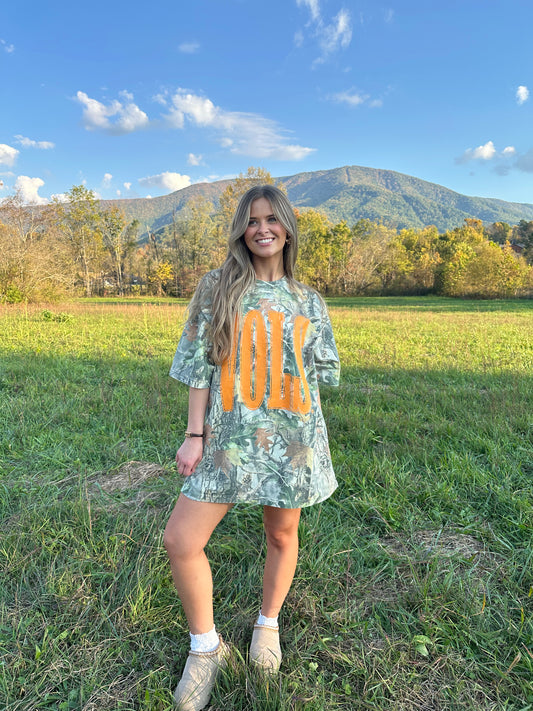 Camo Oversized VOLS tee