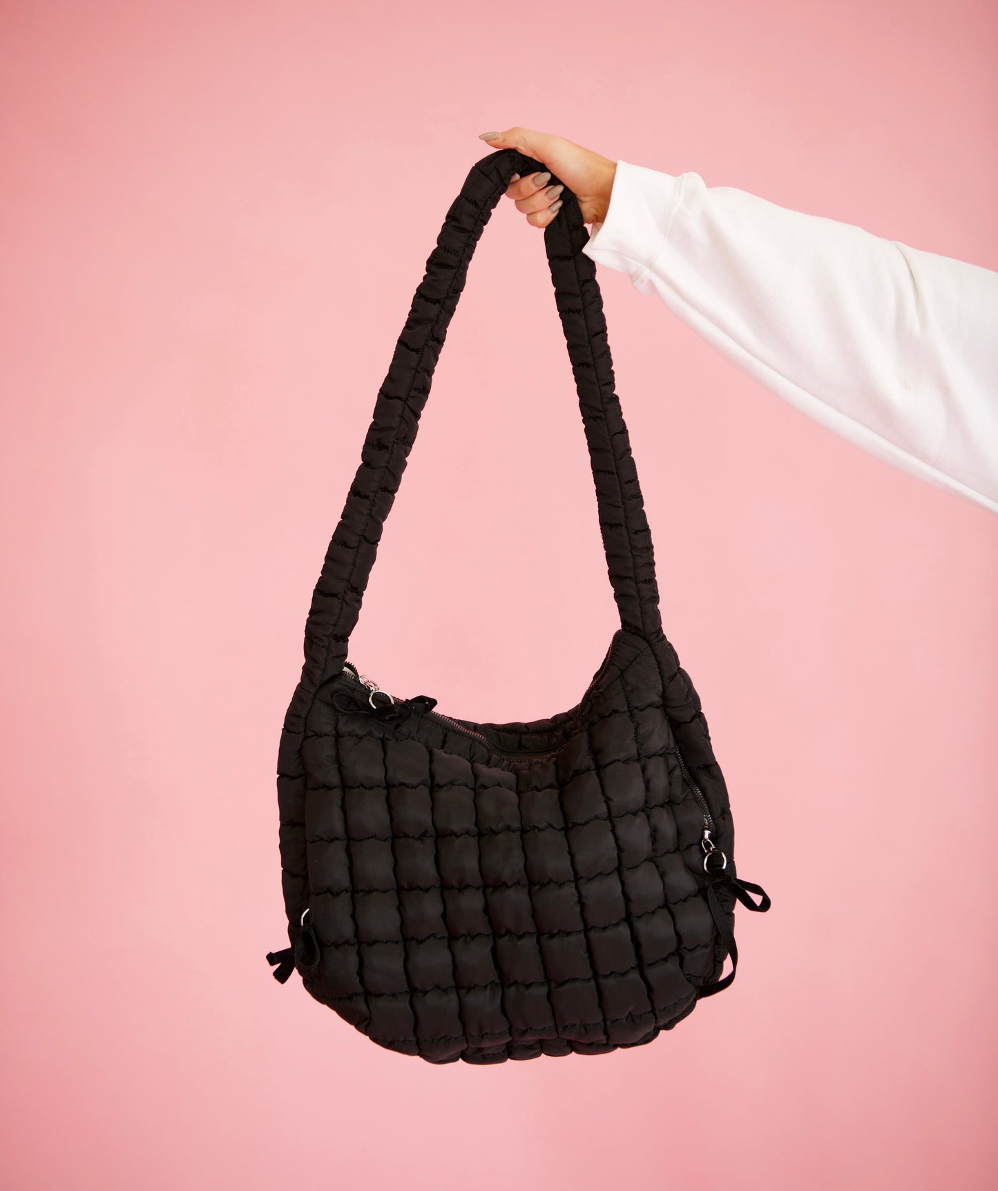 Black Puffer Purse