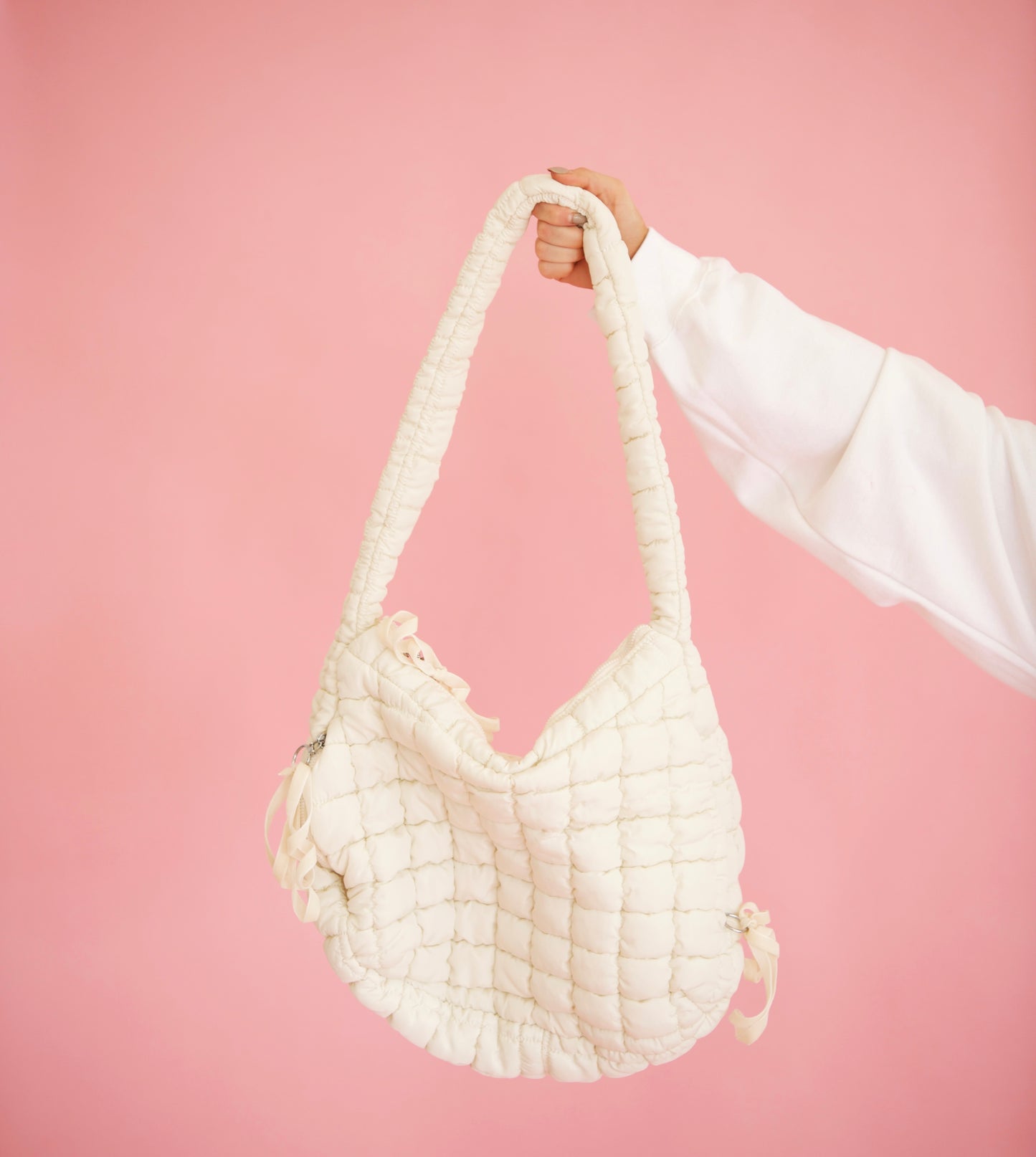 Cream Puffer Purse